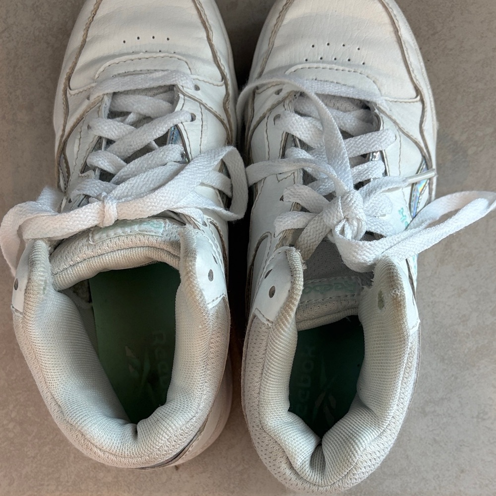 Reebok Kids Royal Prime 2.0 Mid Top Sneakers with Iridescent Touch - Picture 5 of 6